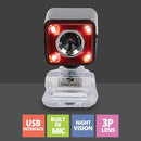 Zebronics Zeb - Crystal Pro Webcam With USB Powered, Night Vision And Built-in Mic