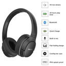 Philips TASH402BK Bluetooth Headphone, Ipx4 Sweat Resistant On-Ear Sports Headphones with Cooling Ear Cups