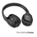 Philips TASH402BK Bluetooth Headphone, Ipx4 Sweat Resistant On-Ear Sports Headphones with Cooling Ear Cups