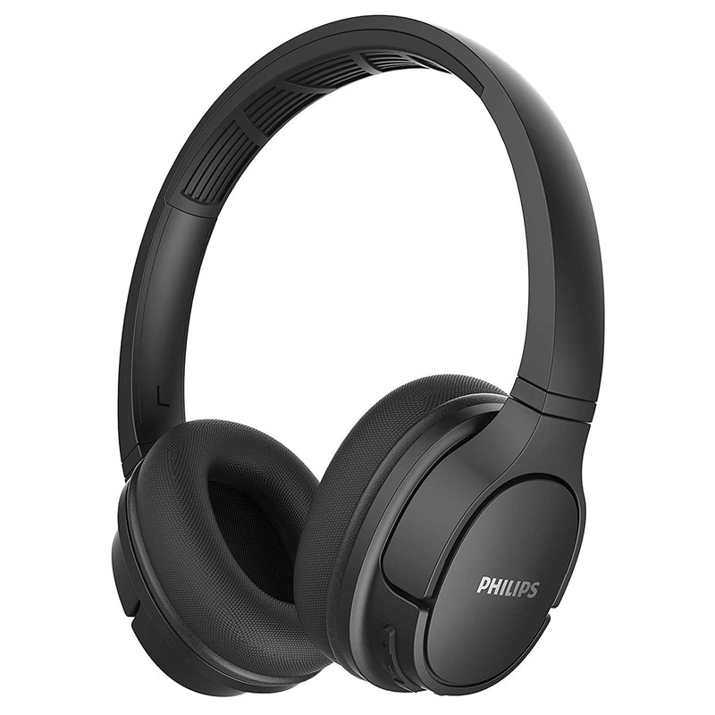 Philips TASH402BK Bluetooth Headphone, Ipx4 Sweat Resistant On-Ear Sports Headphones with Cooling Ear Cups