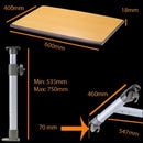 WorkStore Adjustable Ergonomic Laptop Table | Laptop Desk | Computer Desk | Bedside Table | Work from Home Table