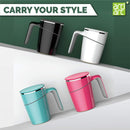 Artiart Grace Mug With Suction, Stainless Steel, Spill Proof