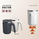 Artiart Doctor Mug with Thermal Suction, Flip Lid, Stainless Steel