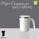 Artiart Doctor Mug with Thermal Suction, Flip Lid, Stainless Steel