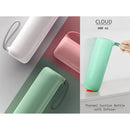 Artiart Cloud Bottle, Stainless Steel, Suction, with Fruit Infuser and twist open lid