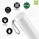 Artiart Cloud Bottle, Stainless Steel, Suction, with Fruit Infuser and twist open lid