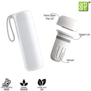 Artiart Cloud Bottle, Stainless Steel, Suction, with Fruit Infuser and twist open lid