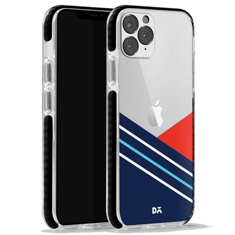 Stripe Slide Stride Clear Case iPhone 11 Pro Max Cover