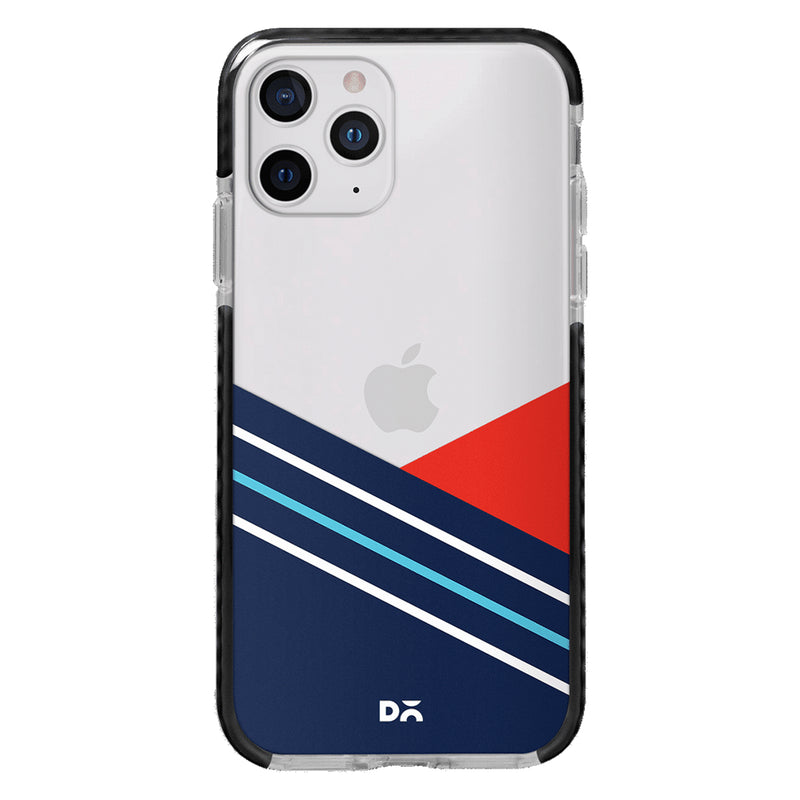 Stripe Slide Stride Clear Case iPhone 11 Pro Max Cover