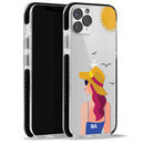 Sun Tan Stride Clear Case iPhone 11 Pro Max Cover