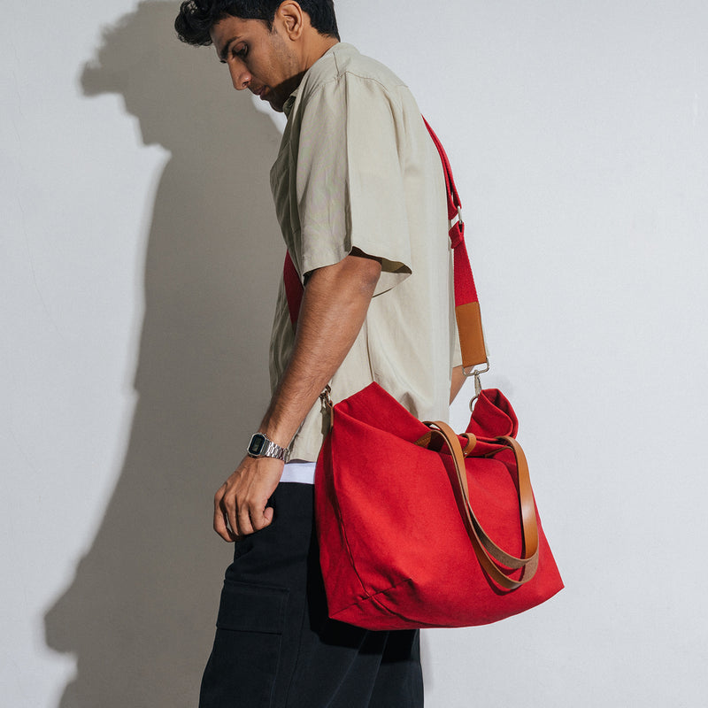 Buoy Tote Bag, Crimson Red