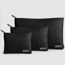 Stash Pouch, Vegan Leather, Black
