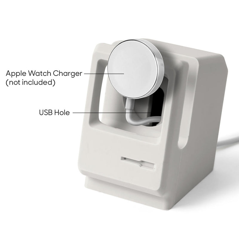 RetrO PC Apple Watch Stand, Off White