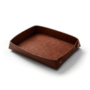 Valet Leather Tray, Vegan, Tan