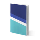 Aqua Angles Notebook Plain, A5