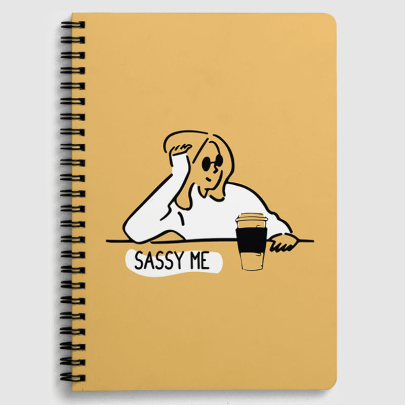 Sassy Me Spiral Notebook, A5, Unruled