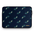 Navy Feathers Laptop Sleeve, Zippered, 28 cm (11"), suitable for Laptop/MacBook