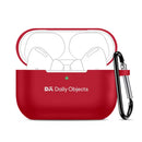 Silicone Airpods Pro Case Cover, Red