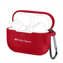 Silicone Airpods Pro Case Cover, Red