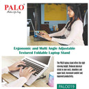 Palo Ergonomic laptop stand with multi angle adjustment, foldable, textured