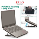 Palo Ergonomic laptop stand with multi angle adjustment, foldable, textured