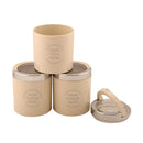 Jaypee Plus Classique Containers for Tea, Sugar & Coffee, Set of 3, Ivory