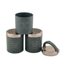 Jaypee Plus Classique Containers for Tea, Sugar & Coffee, Set of 3, Blue