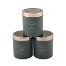 Jaypee Plus Classique Containers for Tea, Sugar & Coffee, Set of 3, Blue