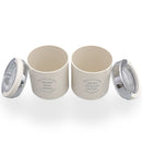 Jaypee Plus Classique Tea & Sugar containers, Set of 2, Beige