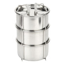 Jaypee Plus Hotline Electric Lunch Box, Stainless Steel, 3 Containers, Black