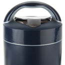 Jaypee Plus Hottline Lunch Box, Electric, 3-compartment, Stainless Steel, Dark Blue