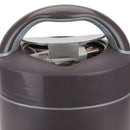 Jaypee Plus Hottline Lunch Box, Electric, 3-compartment, Stainless Steel, Grey