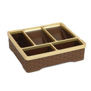 Jaypee Plus Officio Plastic Desk Organizer, Set of 5, Brown
