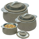 Jaypee Plus Fabrene Casserole, Set of 3, Beige