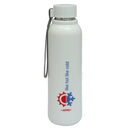 Jaypee BrightSteel Steel Water Bottle, Insulated, Hot & Cold, 700ml, White