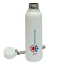 Jaypee BrightSteel Steel Water Bottle, Insulated, Hot & Cold, 700ml, White