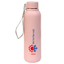 Jaypee BrightSteel Steel Water Bottle, Insulated, Hot & Cold, 700ml, Pink