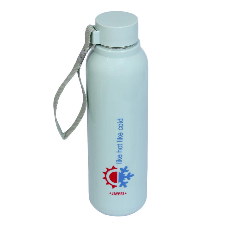 Jaypee Brightsteel Insulated Water Bottle, Hot and Cold, Steel, Cherry, 700 ml