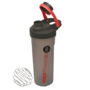 Jaypee Plus Bolt Shaker, with Wire Blending Ball, Plastic, 700ml, Grey Red