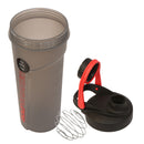 Jaypee Plus Bolt Shaker, with Wire Blending Ball, Plastic, 700ml, Grey Red
