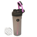 Jaypee Plus Bolt Shaker, with Wire Blending Ball, Plastic, 700ml, Grey Pink