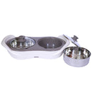Jaypee Plus Electric Stainless Steel Casserole, E-warmer, Set of 2, Ivory, 1150 ml