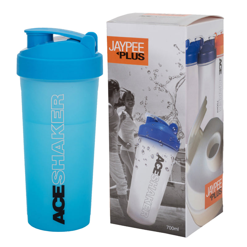 Jaypee Plus Ace Shaker with Blending Ball, 700 ml, Blue