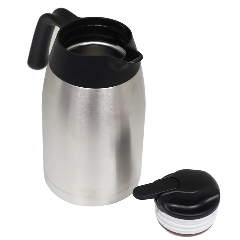 Jaypee Plus Mike Thermos, Stainless Steel Teapot, Vacuum-Insulated Flask, Metallic, 1700ml