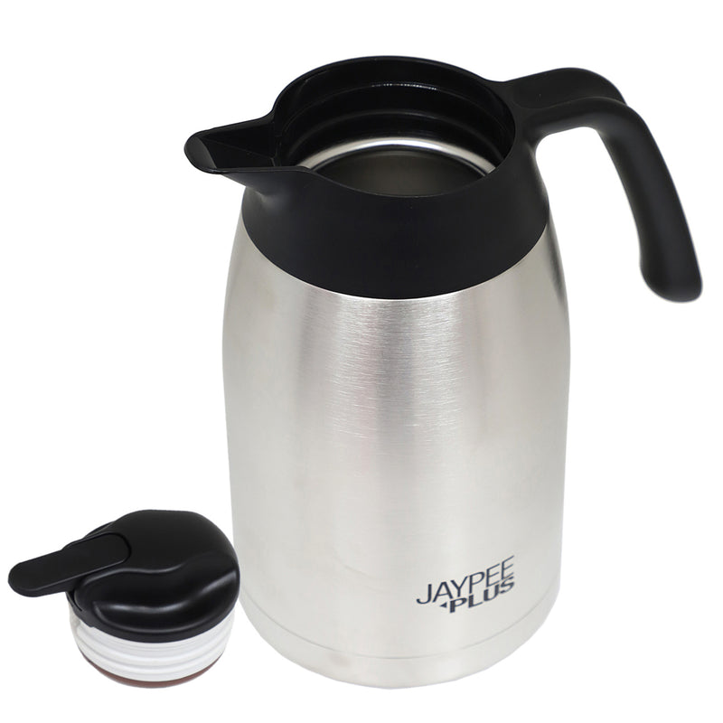 Jaypee Plus Mike Thermos, Stainless Steel Teapot, Vacuum-Insulated Flask, Metallic, 1700ml