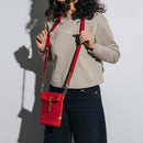 Scout Crossbody Bag, Crimson Red