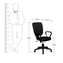 Parin Ergonomic Chair In Black Colour - PC 905