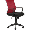 Parin Ergonomic Chair with Adjustable Seat, Awivel, Armrest, White & Beige