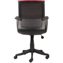 Parin Ergonomic Chair with Adjustable Seat, Awivel, Armrest, White & Beige