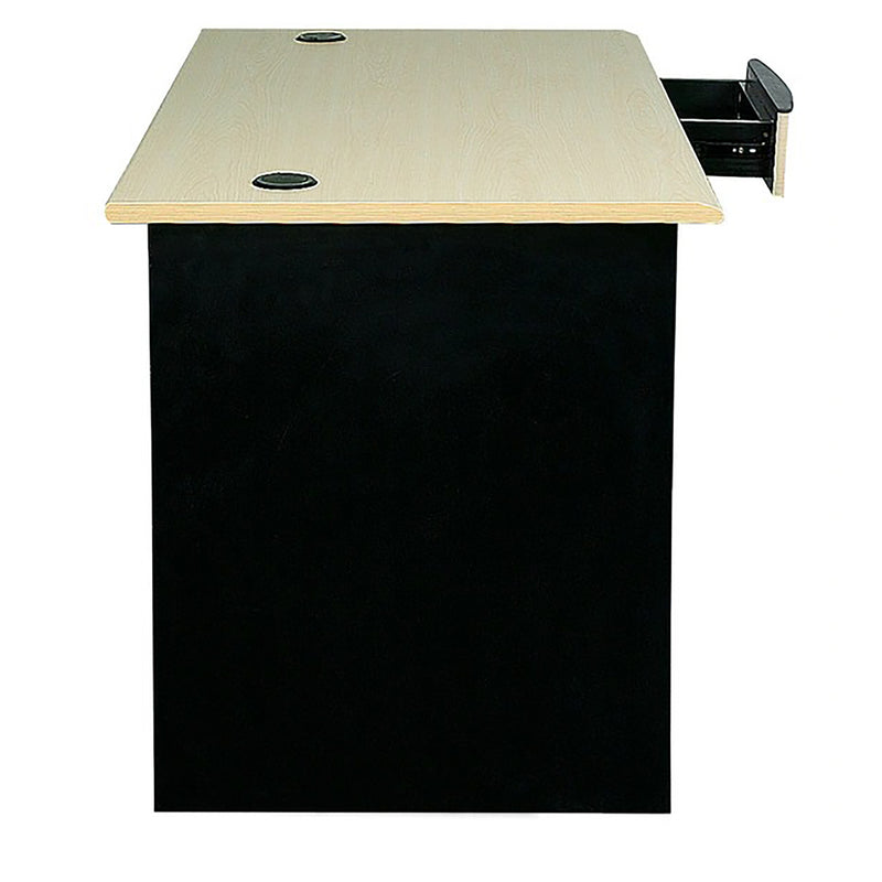 Parin Office Table with Single Drawer, Maple Finish, OT 909- 1200